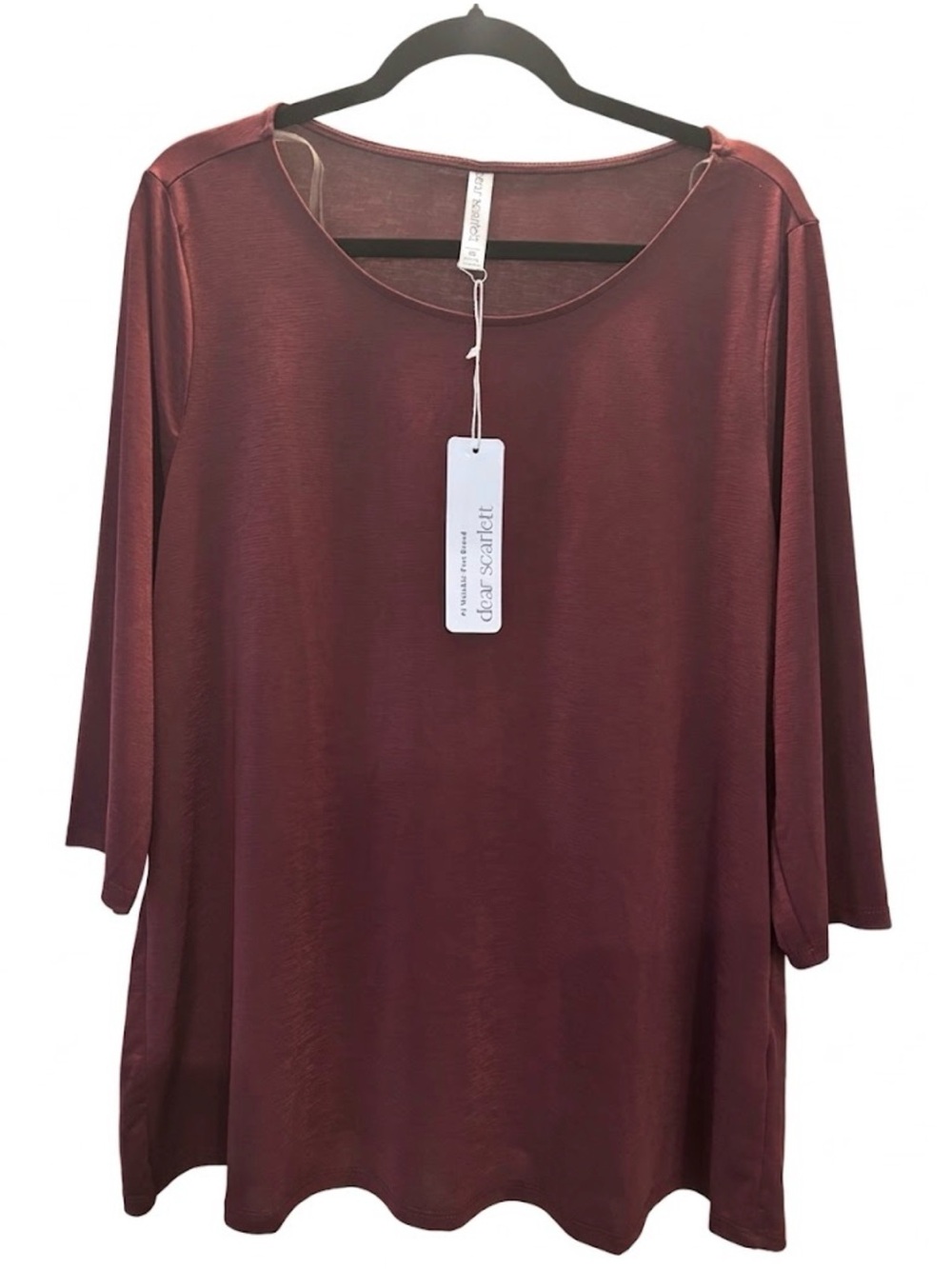 2X Dear Scarlett Mid Sleeve Women’s Plus Size Top
